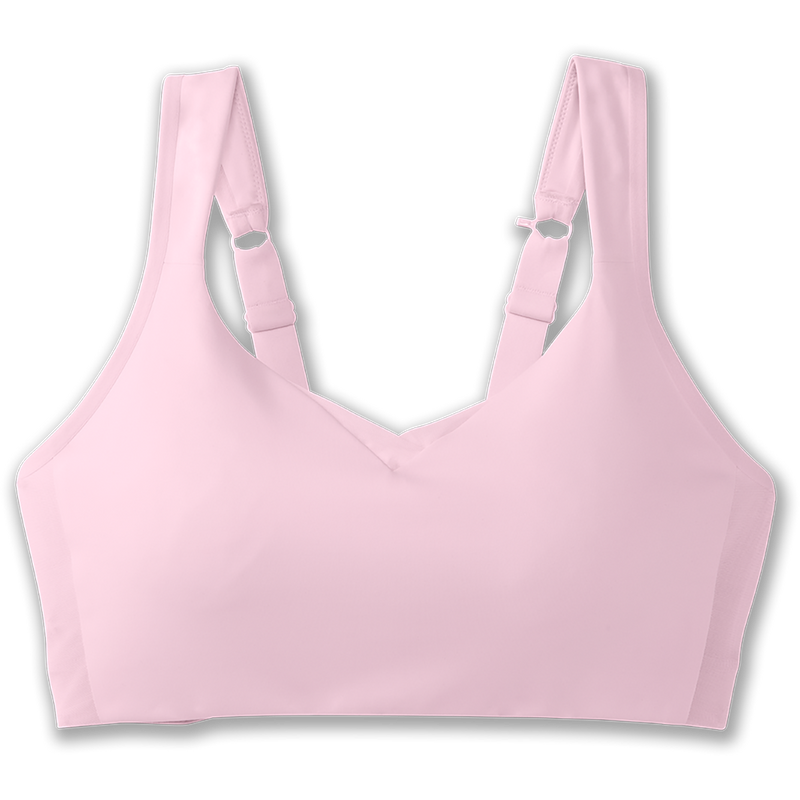 Brooks Drive Convertible Run Bra - Quartz