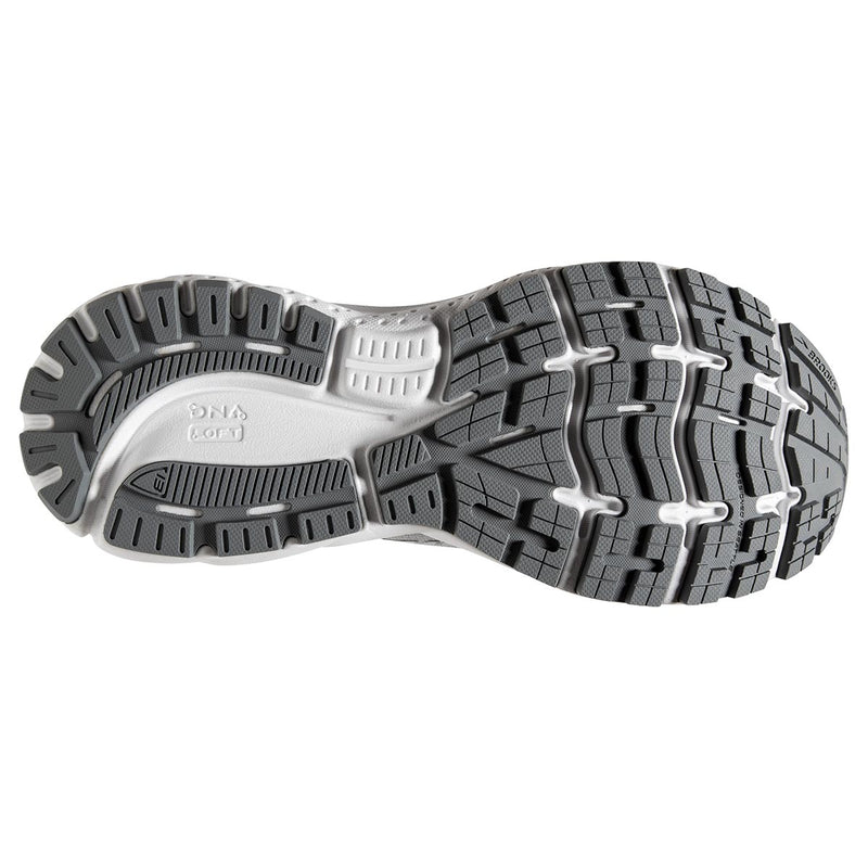 Brooks Ghost 13 - Alloy - Oyster - White