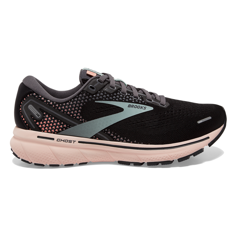 Brooks Ghost 14 - Black - Pearl - Peach