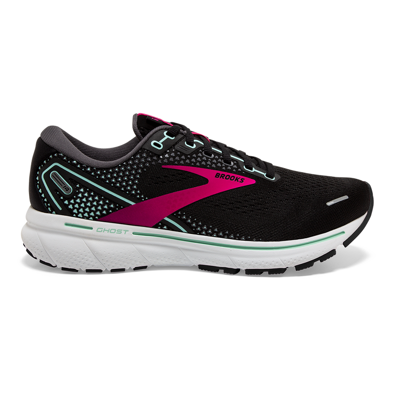 Brooks Ghost 14 - Black - Pink - Yucca