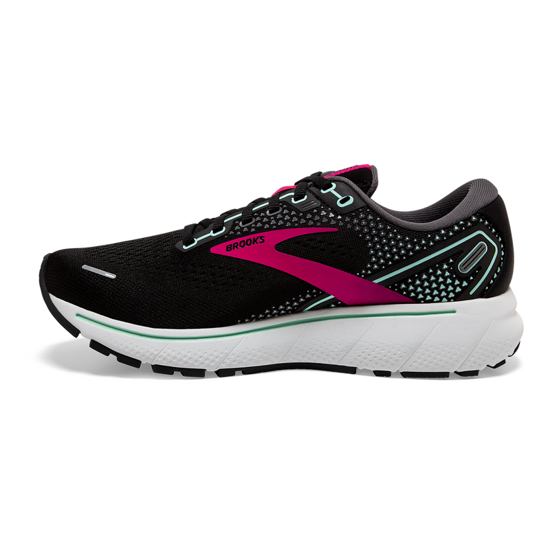 Brooks Ghost 14 - Black - Pink - Yucca