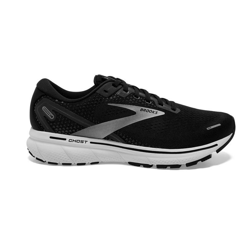 Brooks Ghost 14 - Black - White - Silver