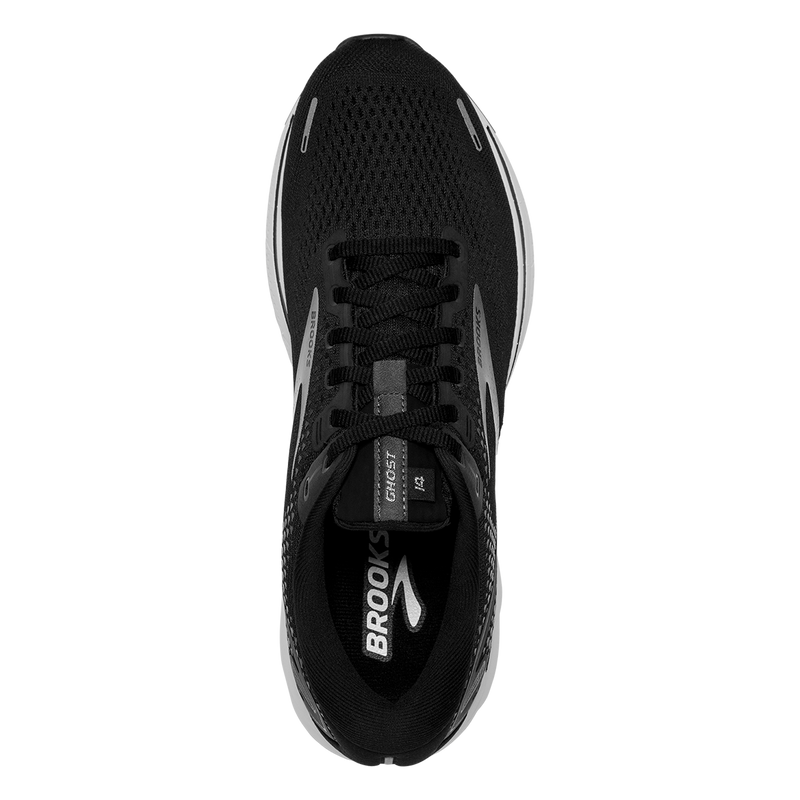 Brooks Ghost 14 - Black - White - Silver