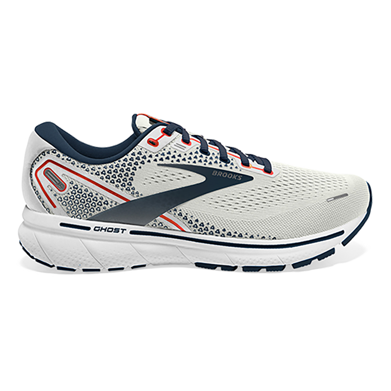 Brooks Ghost 14 - Grey - Titan - Tomato