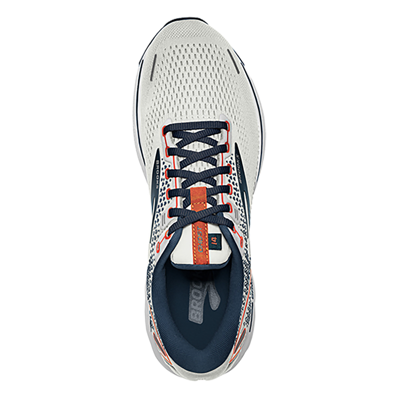 Brooks Ghost 14 - Grey - Titan - Tomato