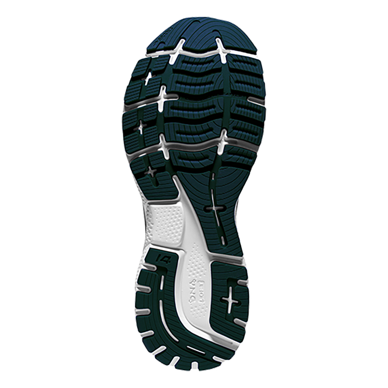 Brooks Ghost 14 - Grey - Titan - Tomato