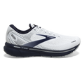 Brooks Ghost 14 - White - Grey - Navy