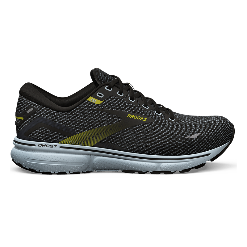 Brooks Ghost 15 - Black - Ballad Blue - Sulphur