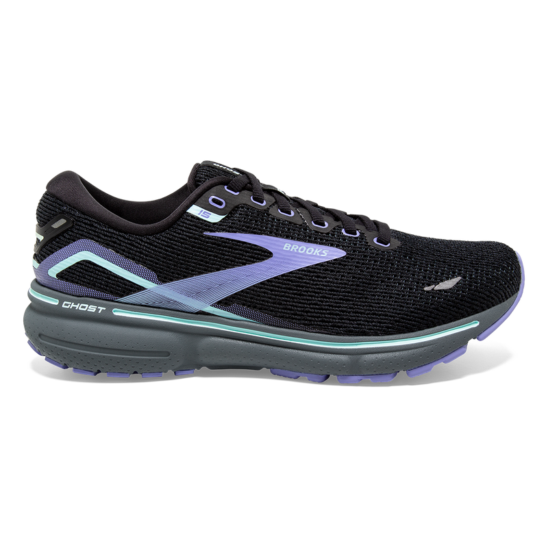 Brooks Ghost 15 - Black - Jacaranda - Salt