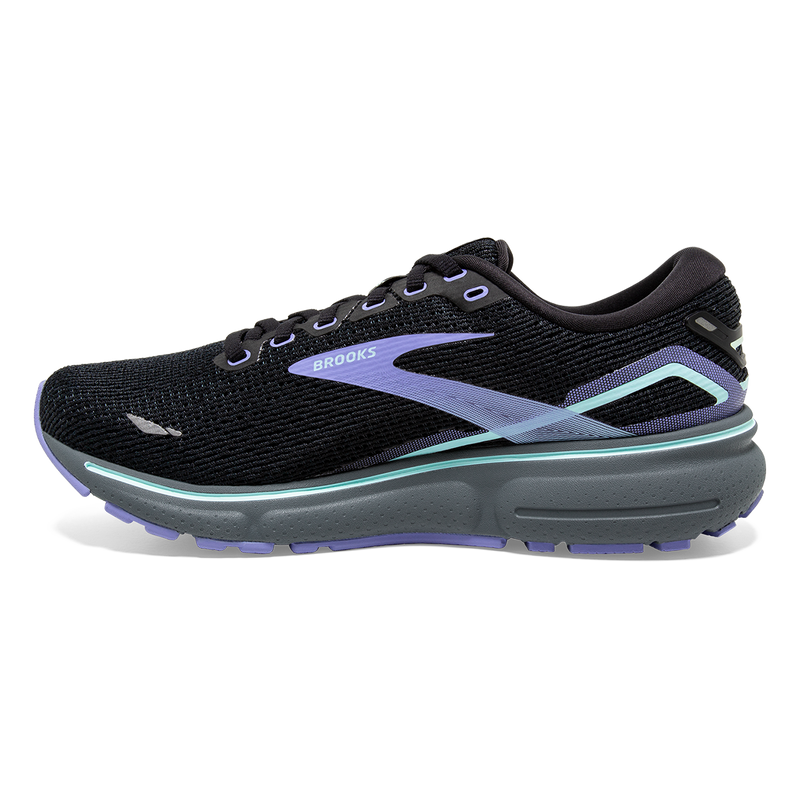 Brooks Ghost 15 - Black - Jacaranda - Salt