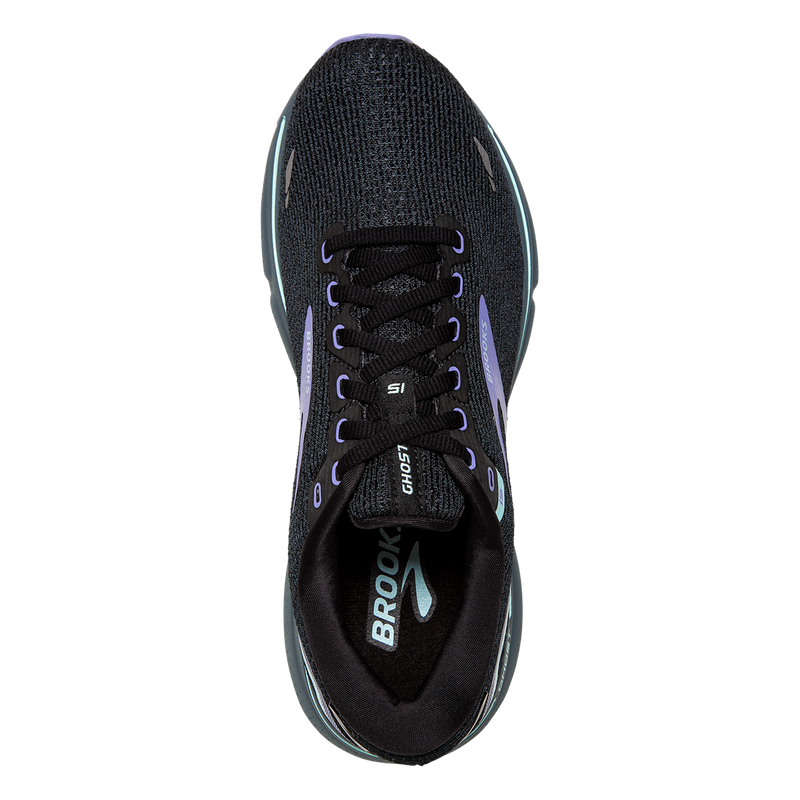 Brooks Ghost 15 - Black - Jacaranda - Salt