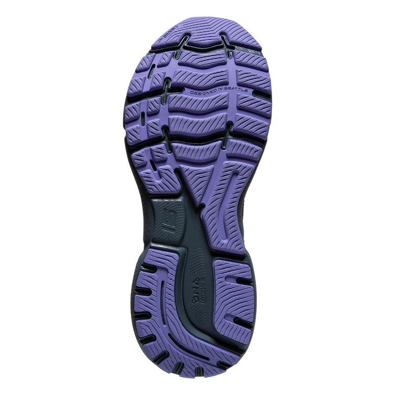 Brooks Ghost 15 - Black - Jacaranda - Salt