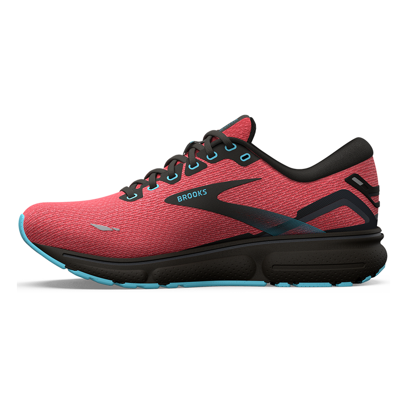 Brooks Ghost 15 - Coral - Black - Blue