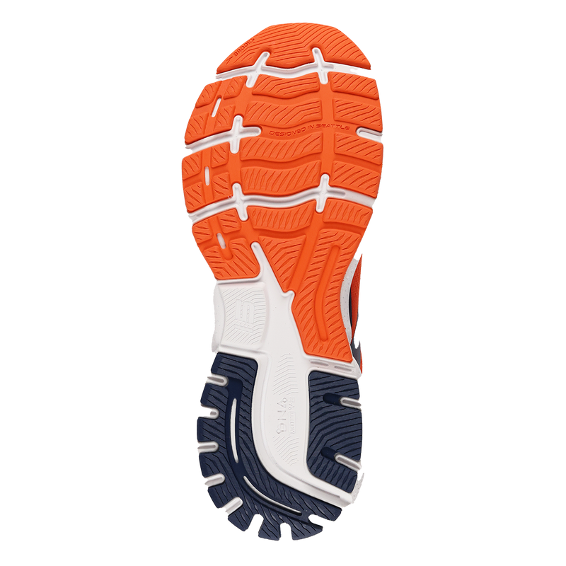 Brooks Ghost 15 - Flame - Navy - Blue