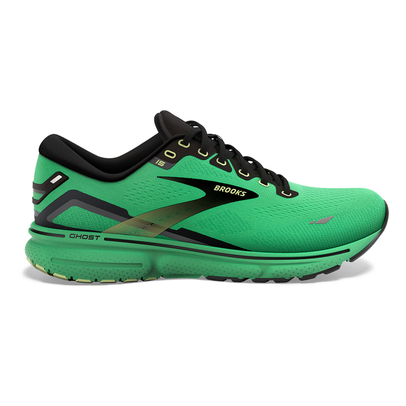 Brooks Ghost 15 - Green - Black - Sharp Green