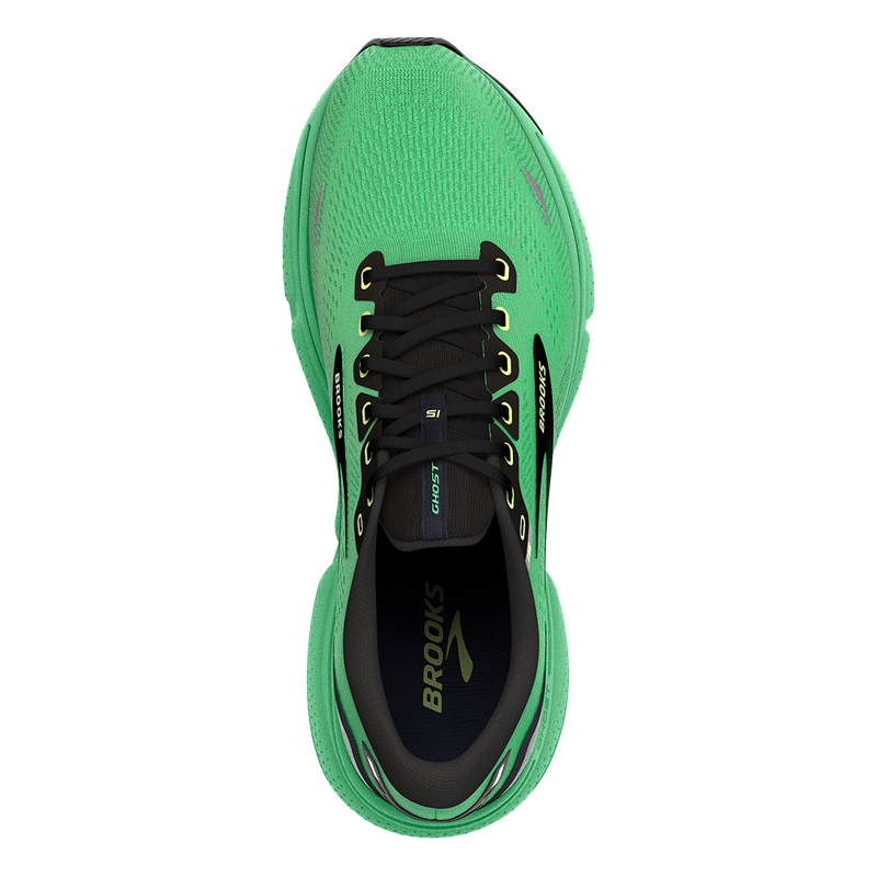 Brooks Ghost 15 - Green - Black - Sharp Green
