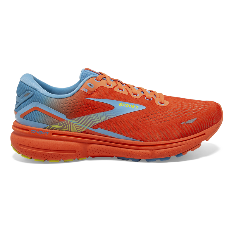 Brooks Ghost 15 - Orange - Blue - Yellow