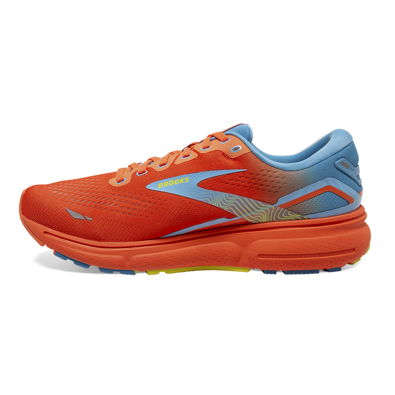 Brooks Ghost 15 - Orange - Blue - Yellow