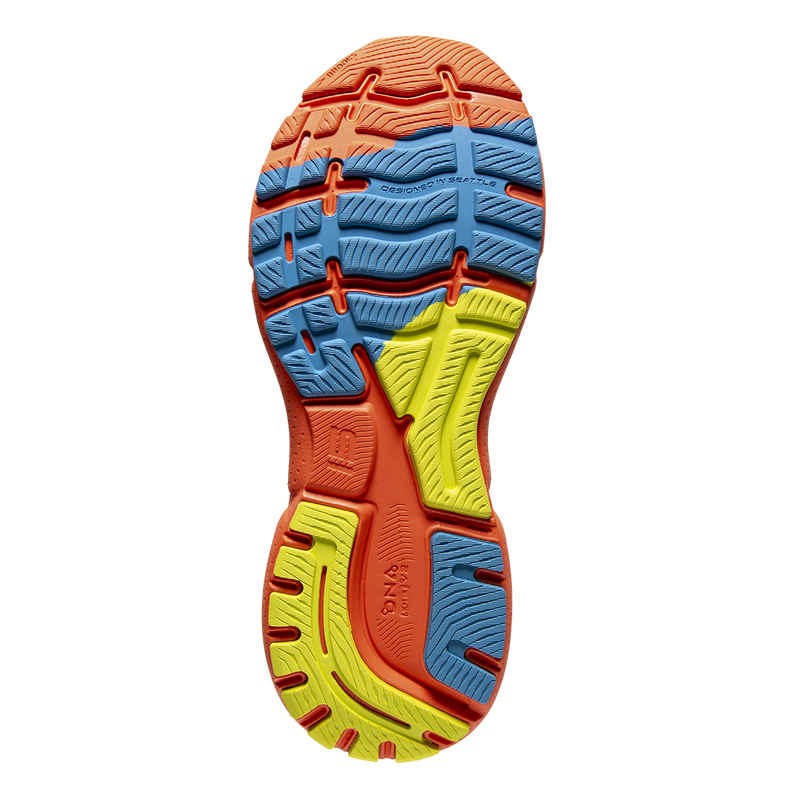 Brooks Ghost 15 - Orange - Blue - Yellow