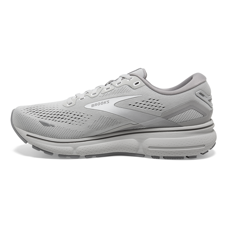 Brooks Ghost 15 - Oyster - Alloy - White