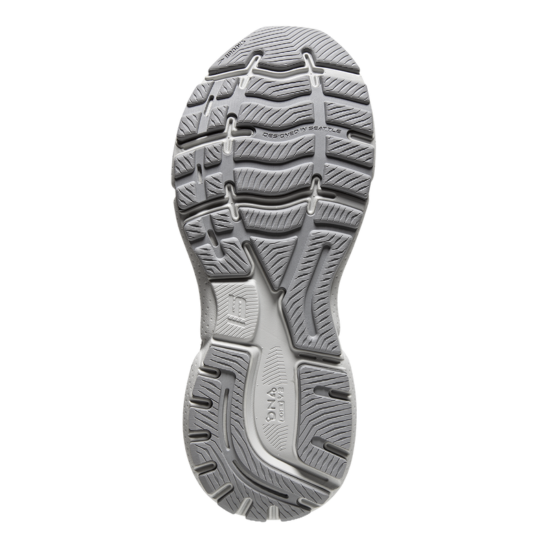 Brooks Ghost 15 - Oyster - Alloy - White