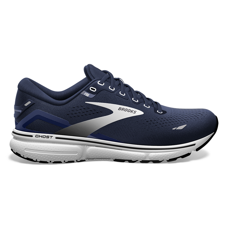 Brooks Ghost 15 - Peacoat - Silver - White