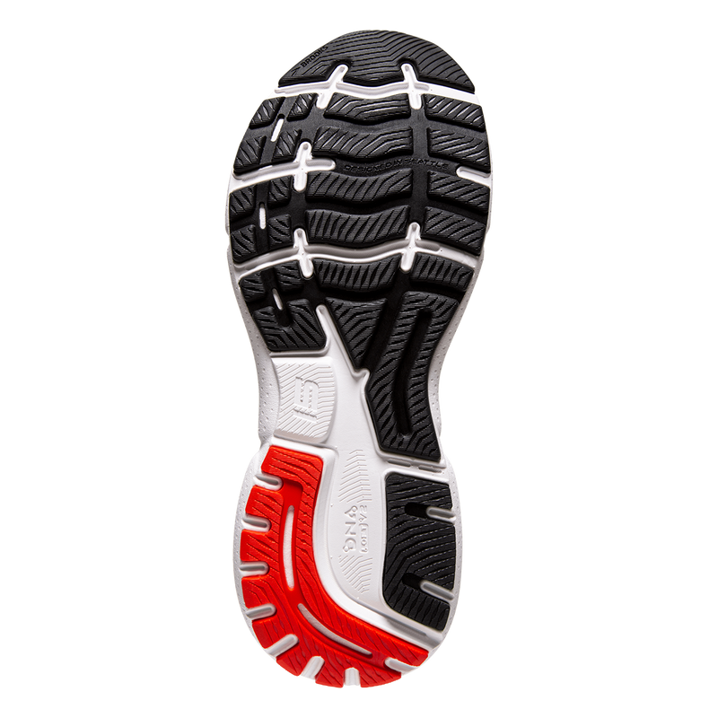 Brooks Ghost 15 - White - Black - Flame