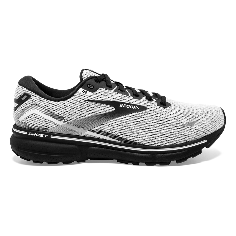 Brooks Ghost 15 - White - Black