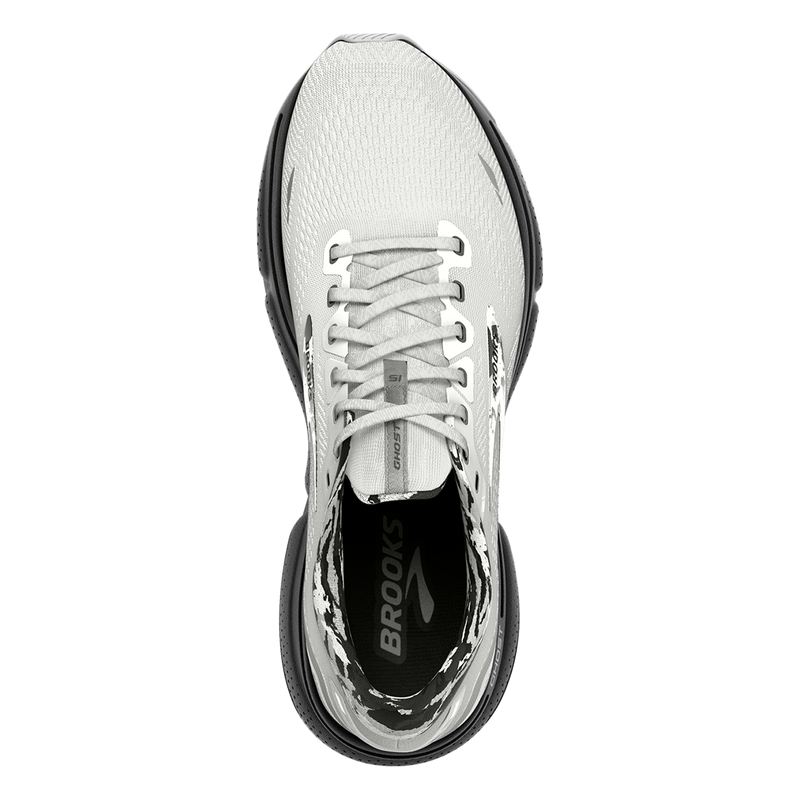 Brooks Ghost 15 - White - Ebony - Oyster