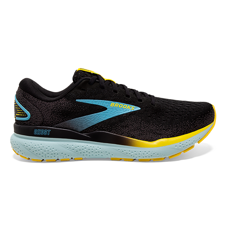 Brooks Ghost 16 - Black - Forged Iron - Blue