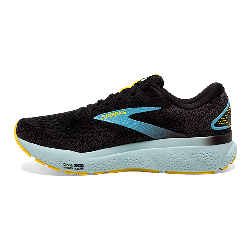 Brooks Ghost 16 - Black - Forged Iron - Blue