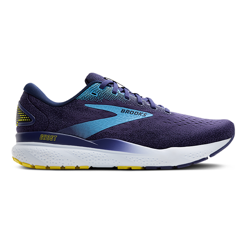 Brooks Ghost 16 - Blue - Bonnie Blue - Yellow