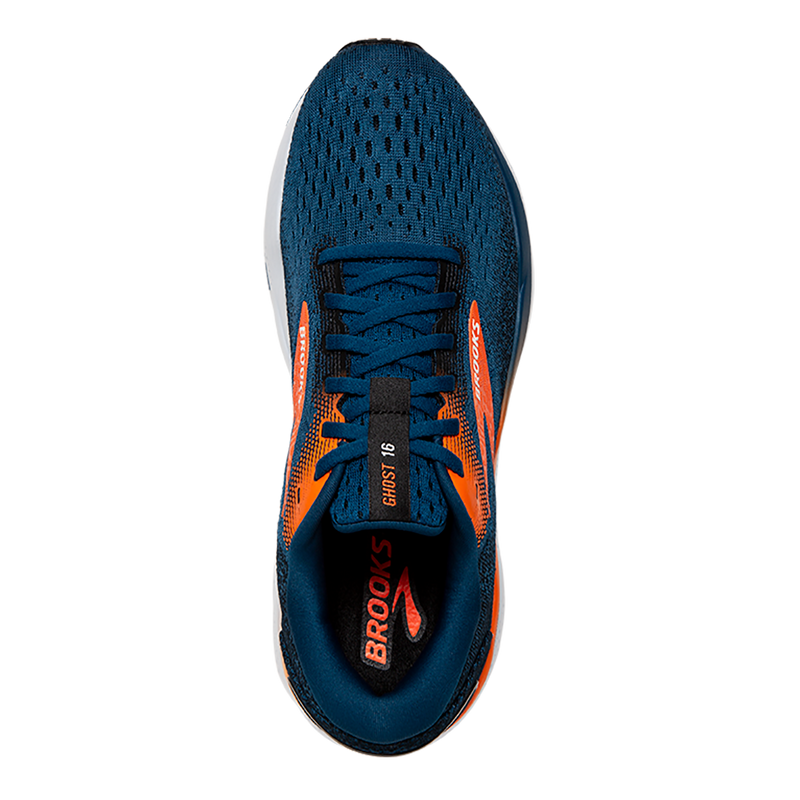 Brooks Ghost 16 - Blue Opal - Black - Nasturtium