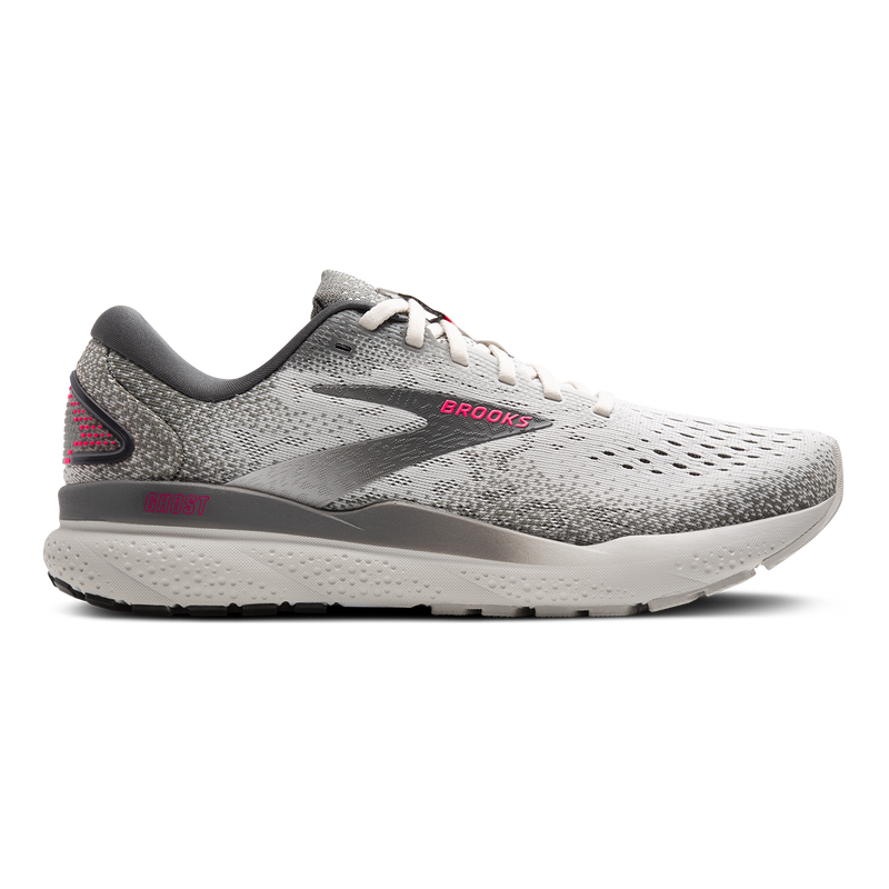 Brooks Ghost 16 - Grey - Gargoyle - Pink
