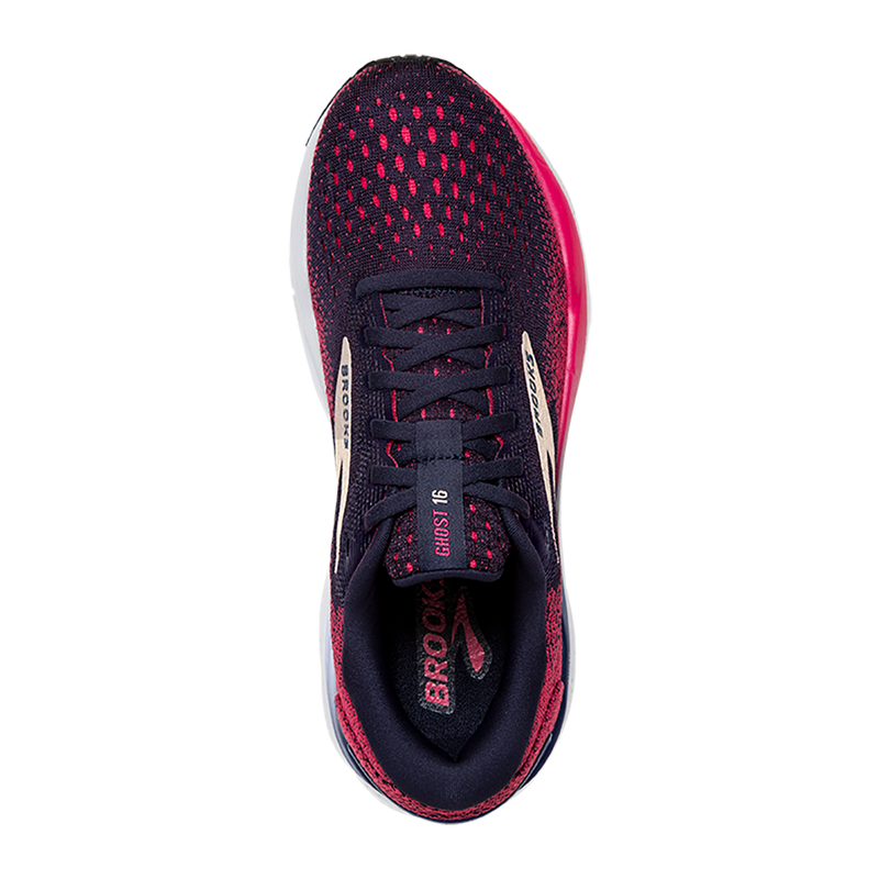 Brooks Ghost 16 - Peacoat - Raspberry - Apricot