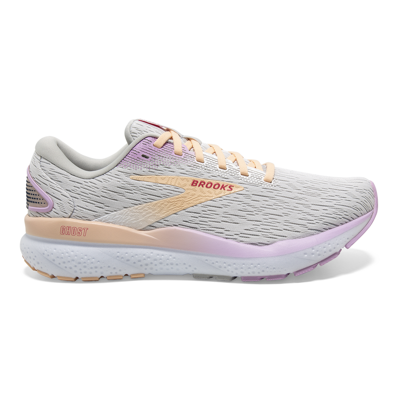 Brooks Ghost 16 - White - Grey - Orchid
