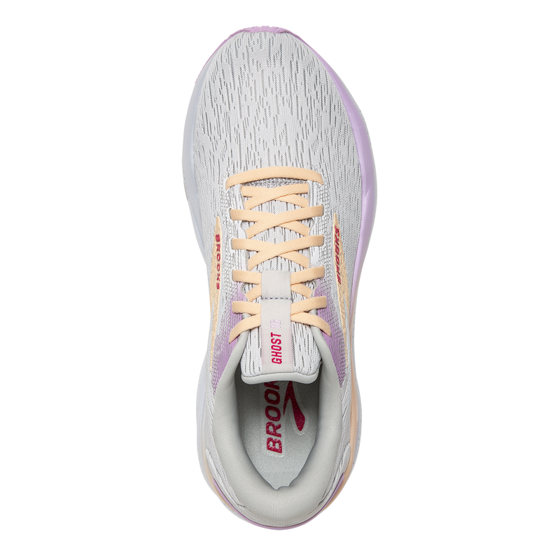 Brooks Ghost 16 - White - Grey - Orchid