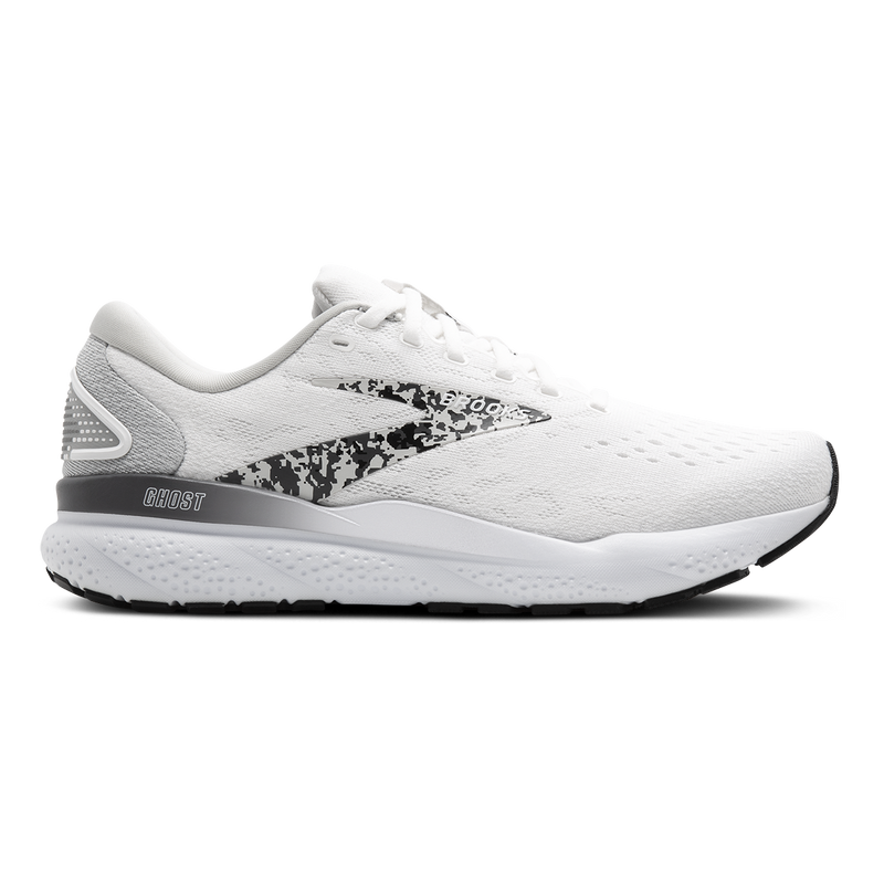 Brooks Ghost 16 - White - Oyster - Lava