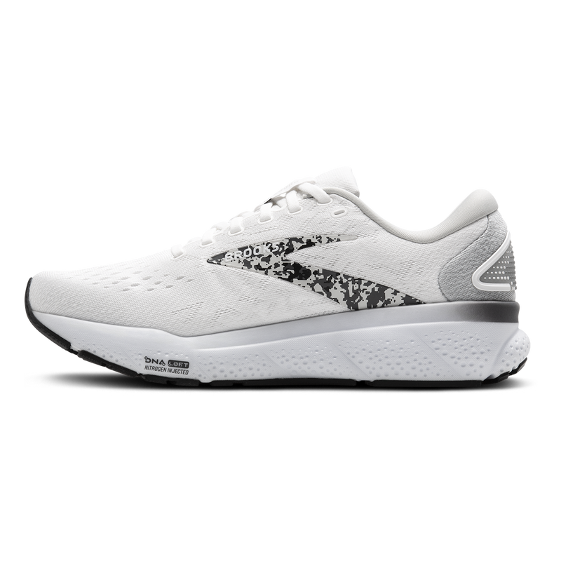Brooks Ghost 16 - White - Oyster - Lava