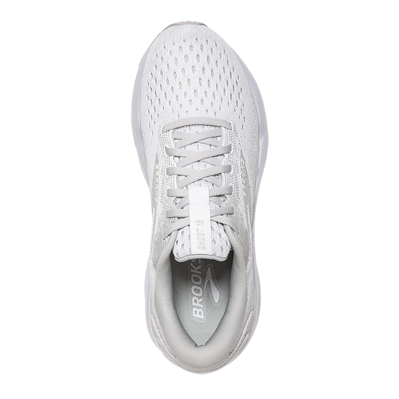 Brooks Ghost 16 - White - White - Grey