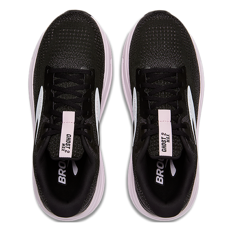 Brooks Ghost Max 2 - Black - White - Orchid Ice