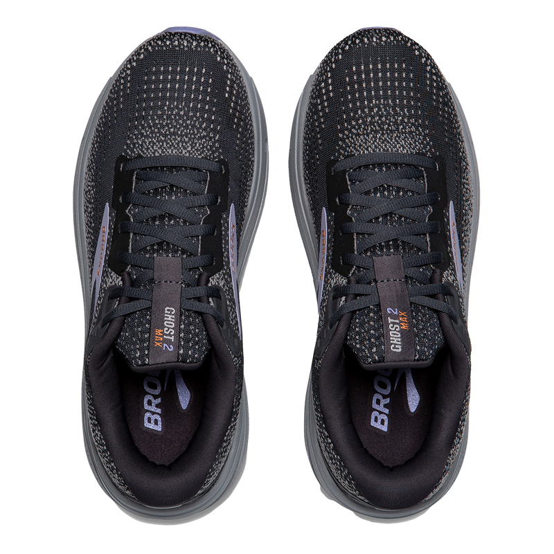 Brooks Ghost Max 2 - Ebony - Sweet Lavender - Alloy