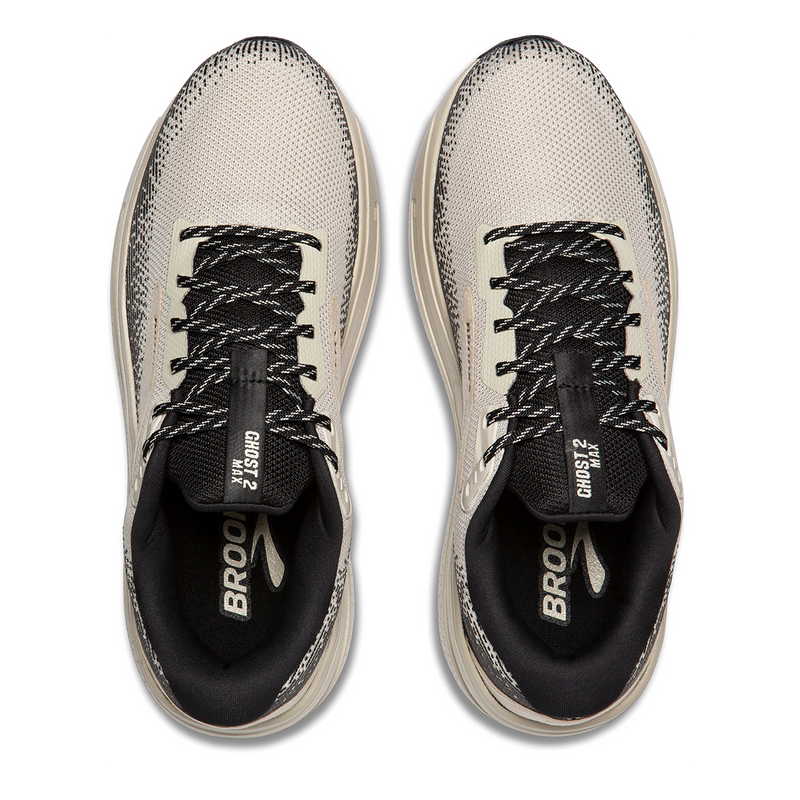Brooks Ghost Max 2 - Pelican - Pelican - Black
