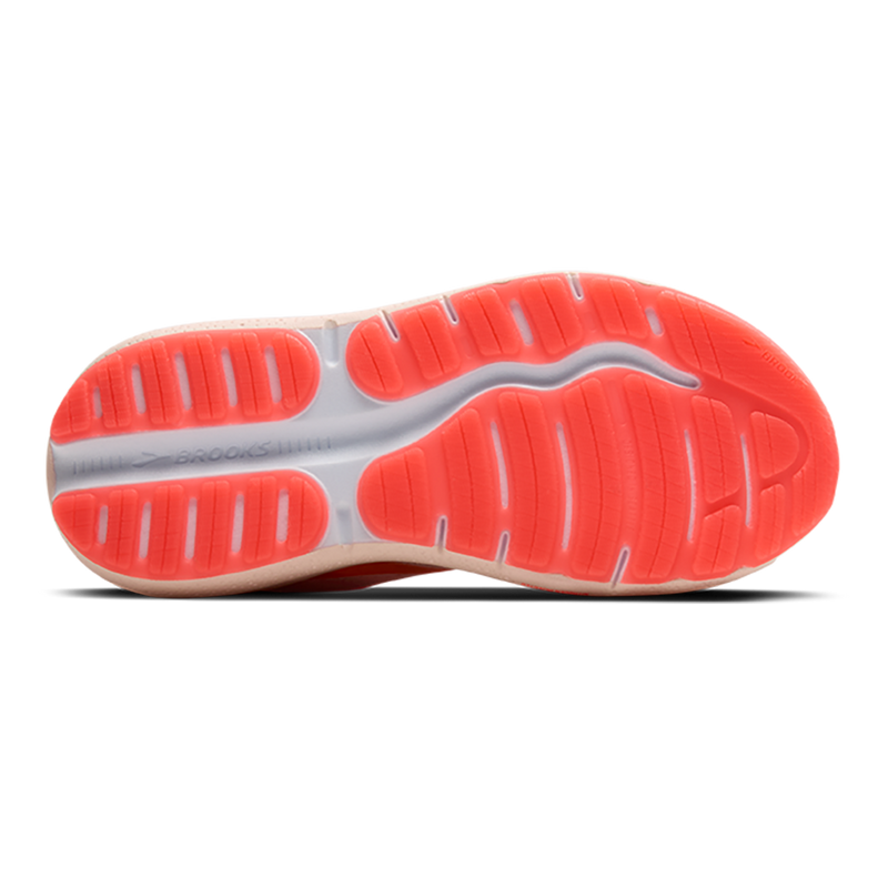 Brooks Ghost Max 2 - White - Peach - Coral