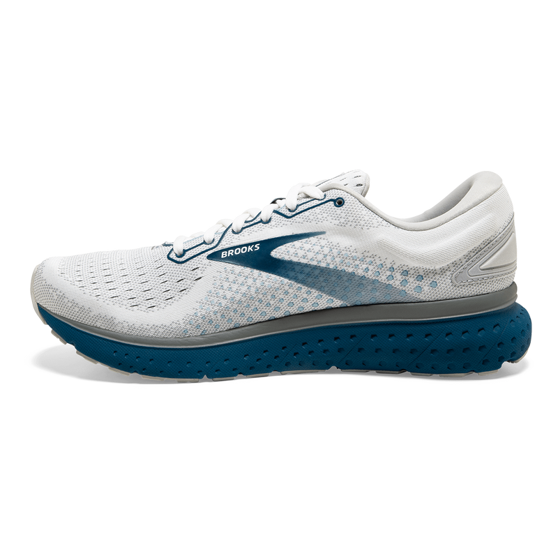 Brooks Glycerin 18 - White - Grey - Poseidon