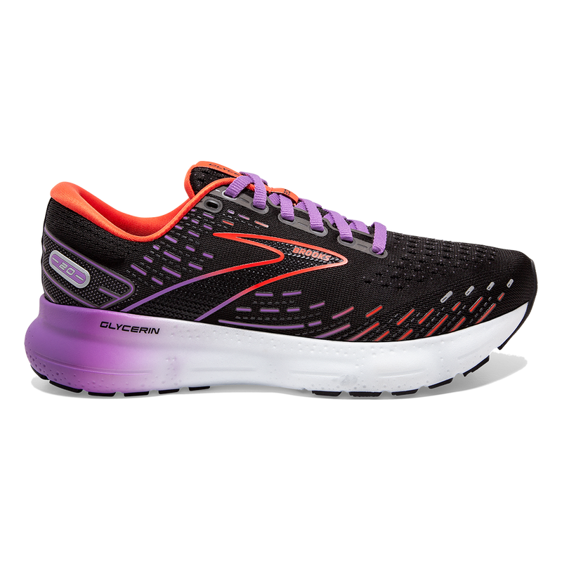 Brooks Glycerin 20 - Black - Bellflower - Fiesta