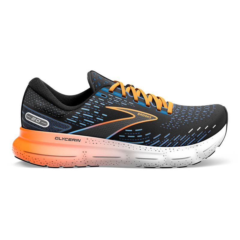 Brooks Glycerin 20 - Black - Classic Blue - Orange
