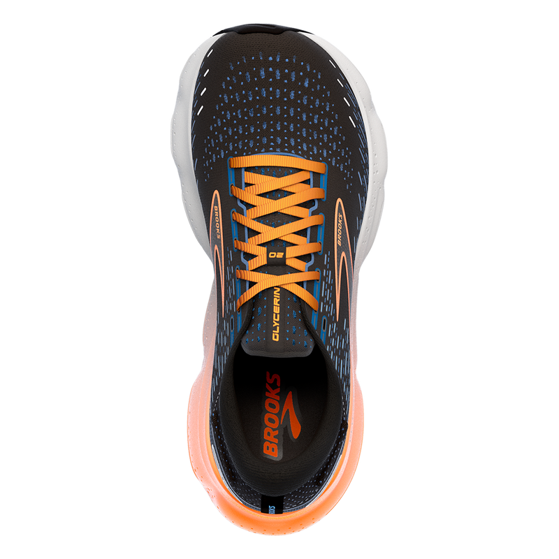 Brooks Glycerin 20 - Black - Classic Blue - Orange