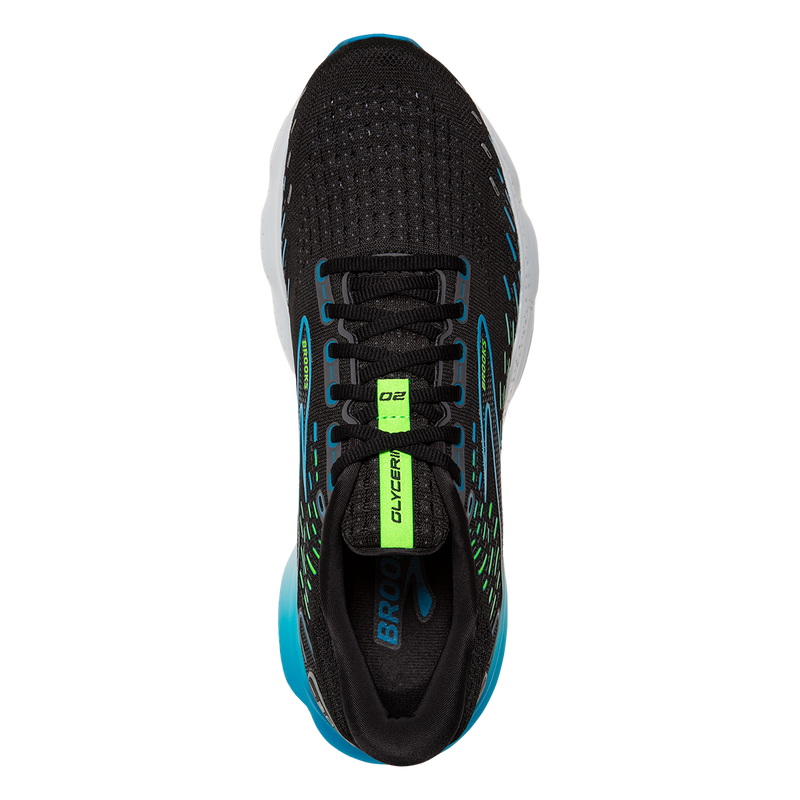 Brooks Glycerin 20 - Black - Hawaiian Ocean - Green
