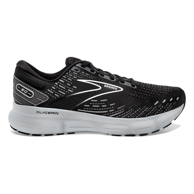Brooks Glycerin 20 - Black - White - Alloy